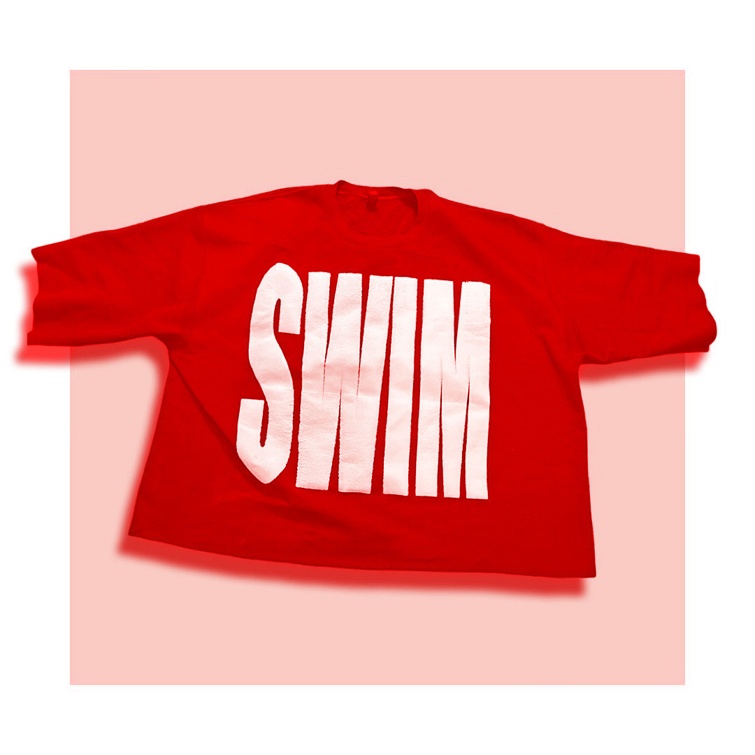 Big Swim Oversized crop tee