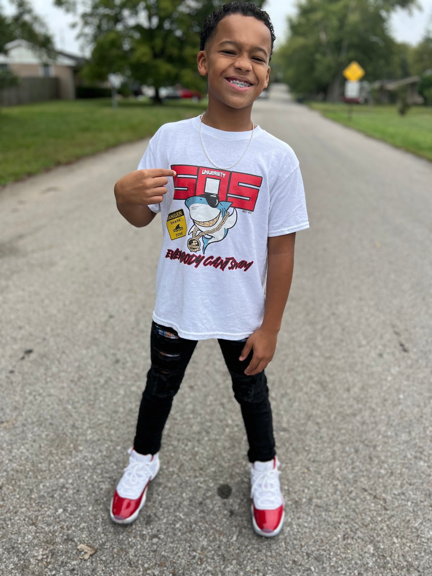 SOS University Tee